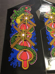 Custom Black Centipede Side Art Decal Set - Full Wrap - Escape Pod Online