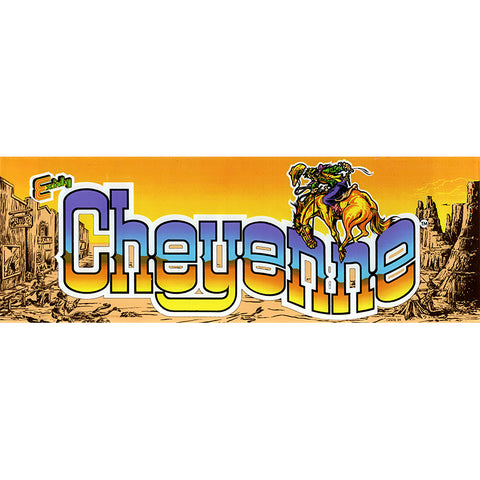 Cheyenne Arcade Game Marquee - Escape Pod Online