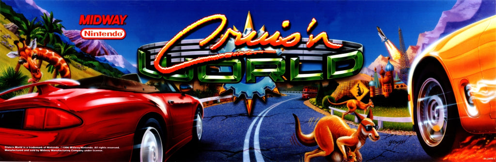 Cruis'n World Arcade Marquee Translite (SDS) – Escape Pod Online