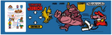 Donkey Kong JR CPO - Control Panel Overlay - Escape Pod Online