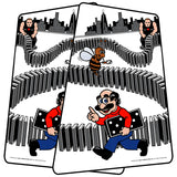 Domino Man Side Art Decals - Escape Pod Online