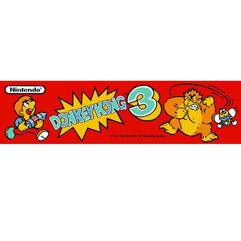 Donkey Kong III Arcade Game Marquee DK3 - Escape Pod Online