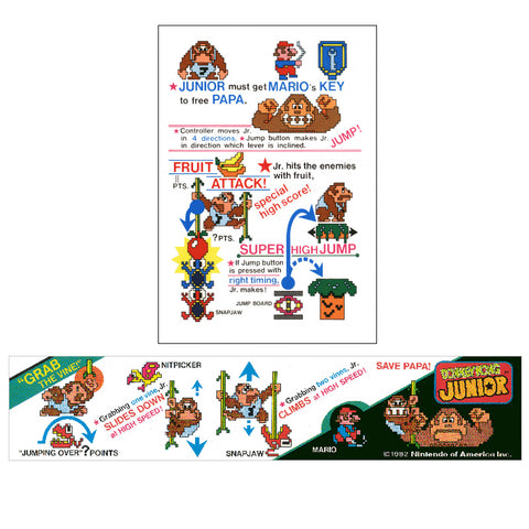 Donkey Kong Jr Arcade Decal Set - Escape Pod Online