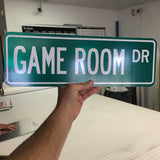 Game Room or Man Cave Street Signs - Custom Street Signs - Escape Pod Online