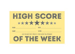 High Score Removable Decal - Escape Pod Online