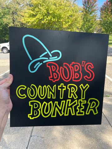 Bob’s Country Bunker Sign - Escape Pod Online