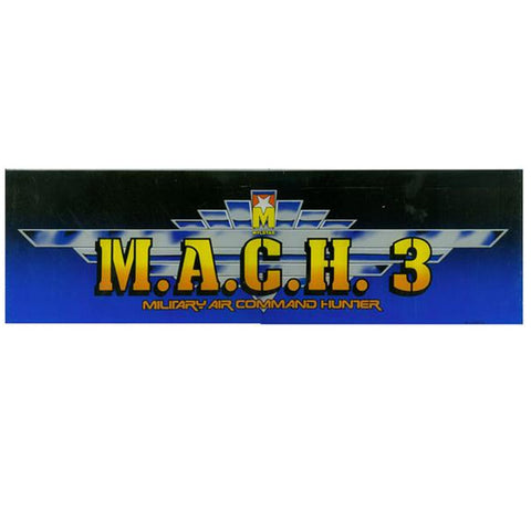 Mach 3 Arcade Marquee - Escape Pod Online