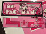 Custom Pink Ms. Pac-Man Complete Restoration Kit - Escape Pod Online