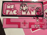 Custom Pink Ms. Pac-Man Complete Restoration Kit - Escape Pod Online