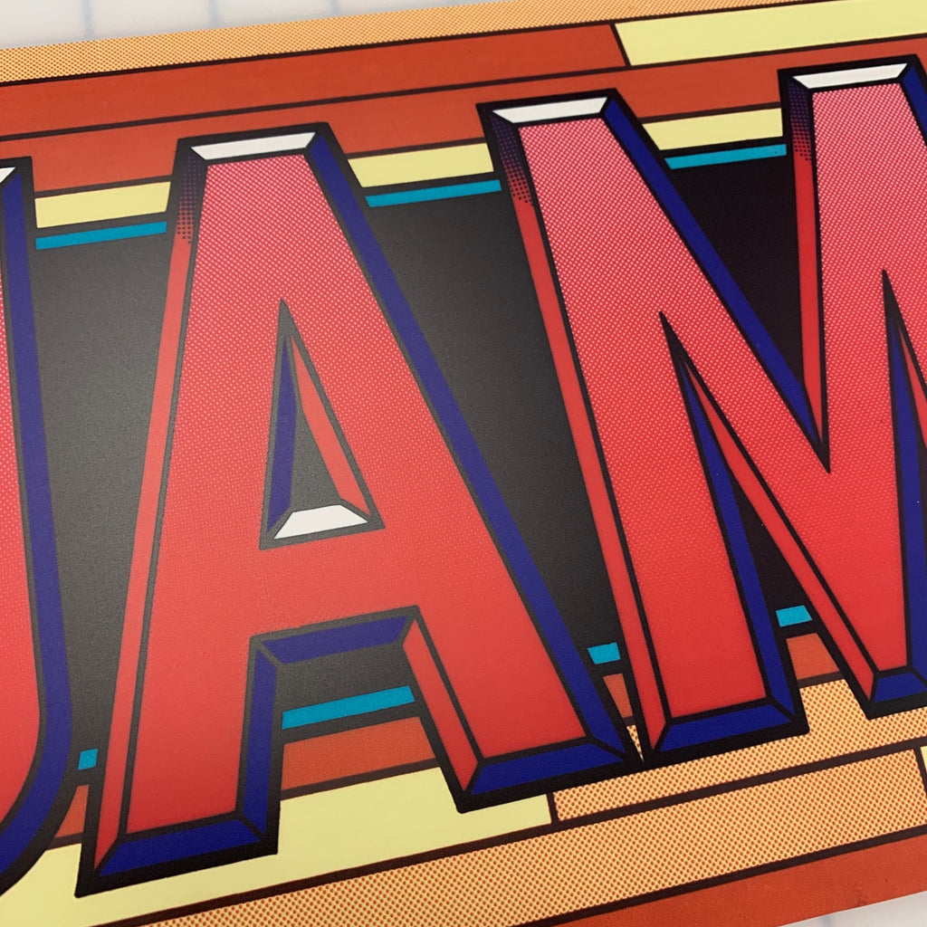 NBA Jam Tournament Edition Dedicated Arcade Marquee - 25 x 7.5 - Arcade  Marquee Dot Com