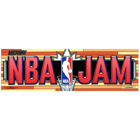 NBA Jam Arcade Game Marquee - Escape Pod Online