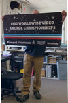 1982 Worldwide Arcade Championships Banner from the Movie Pixels - Escape Pod Online