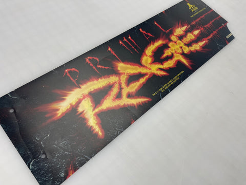 NOS - Primal Rage Translite Marquee - Escape Pod Online