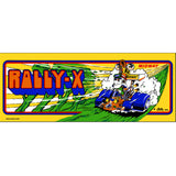 Rally X Arcade Marquee - Escape Pod Online