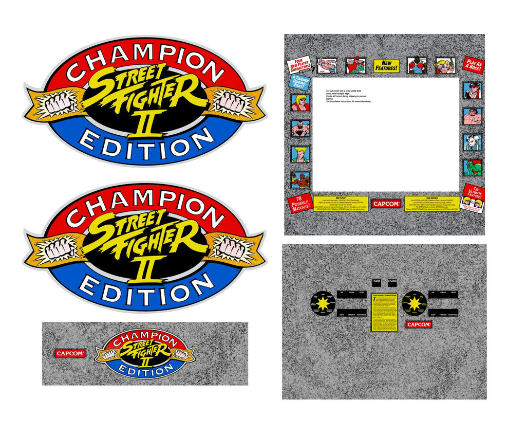 SF2 Champion Edition Instruction Sticker – Sega Made Bad Decisions