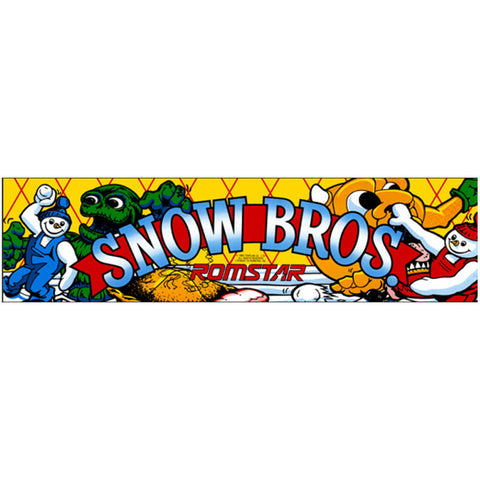 Snow Bros Arcade Marquee - Escape Pod Online