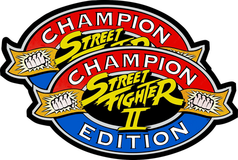 Street Fighter II Champion Edition Side Art Decals – Escape