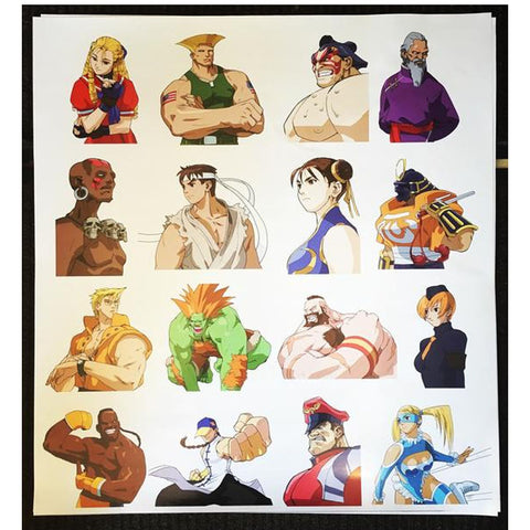Street Fighter Alpha 3 III Side Art Decals - Escape Pod Online