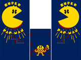 Super Pac-Man Full Side Art/Kickplate Set - Escape Pod Online