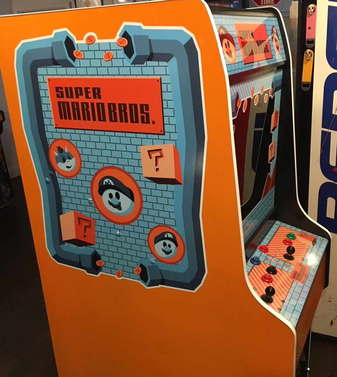 Mario Arcade Cabinet Art