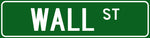 Wall Street Sign - Escape Pod Online